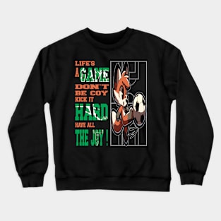 Soccer Coyote Spirit - Unleash Your Potential Crewneck Sweatshirt